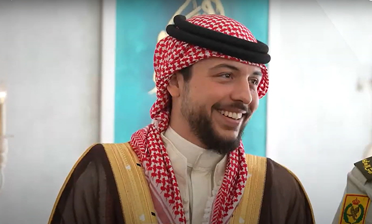 حمام عريس للامير الحسين قبل مراسم زفافه